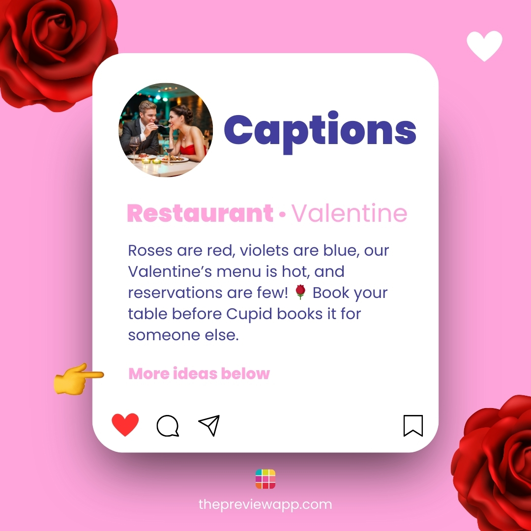 Instagram captions for restaurants