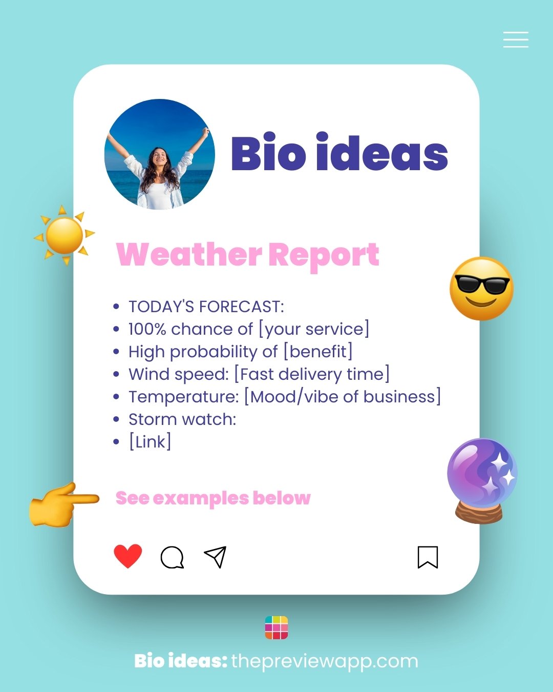 Instagram bio ideas for business