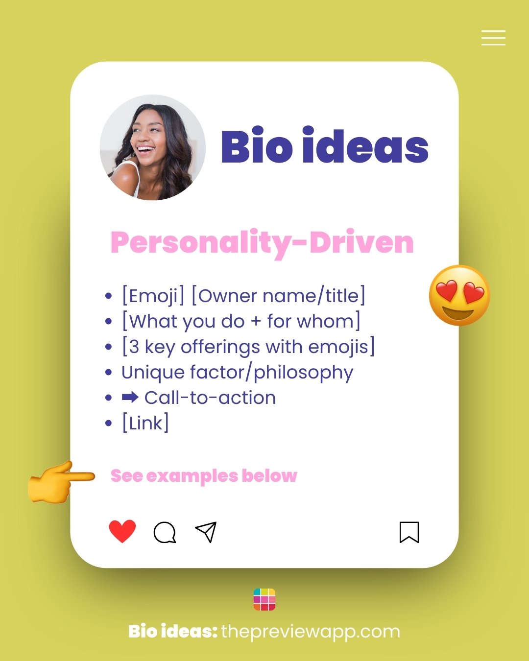 Instagram bio ideas for business